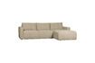 Miniatuur Beige stoffen hoekbank Bar 5