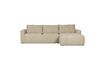 Miniatuur Beige stoffen hoekbank Bar 1