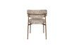 Miniatuur Beige stoffen stoel Claes 9