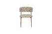 Miniatuur Beige stoffen stoel Claes 10