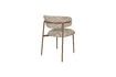 Miniatuur Beige stoffen stoel Claes 4