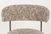 Miniatuur Beige stoffen stoel Claes 12