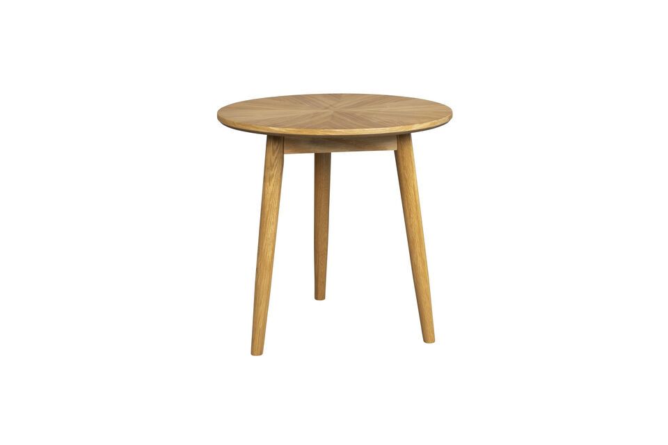 Bijzettafel bruin hout Fabio White Label