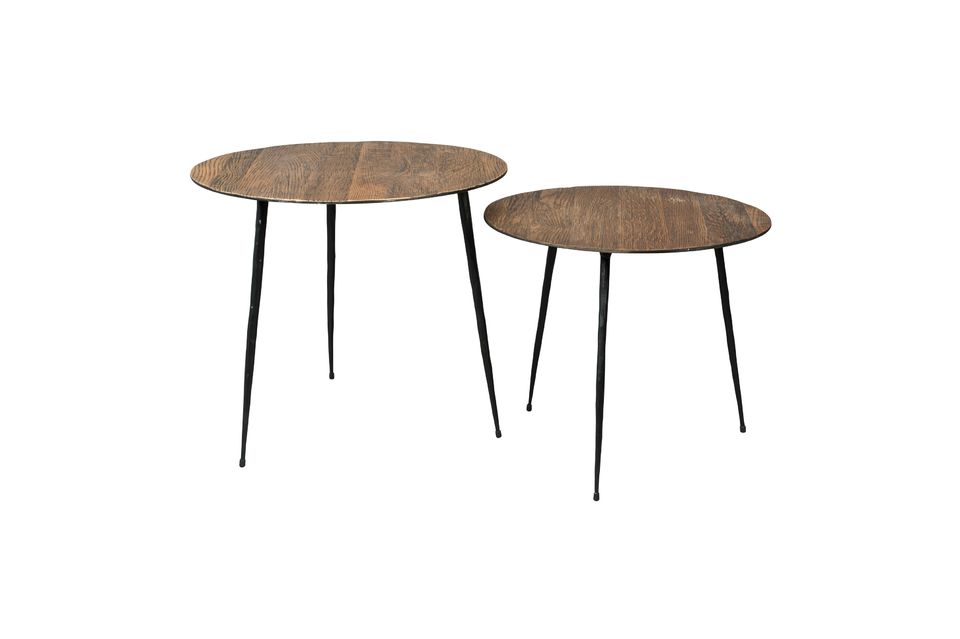 Bijzettafel Peperbruin 45 centimeter - 7