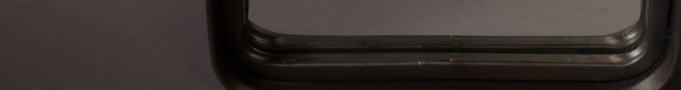 Benadrukte materialen Blackbeam Spiegel