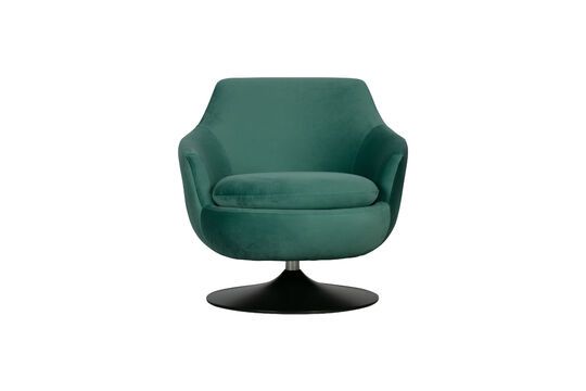 Blauw fluwelen fauteuil Jada Productfoto