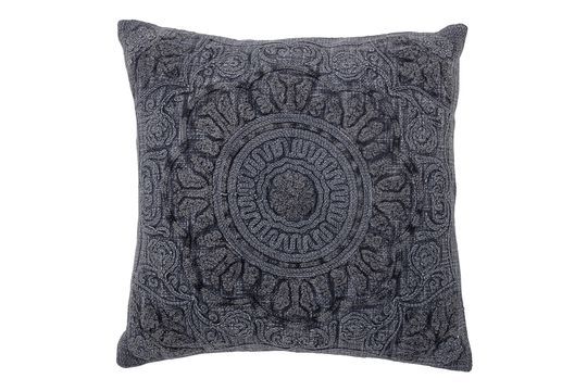 Blauw katoenen kussen Adin