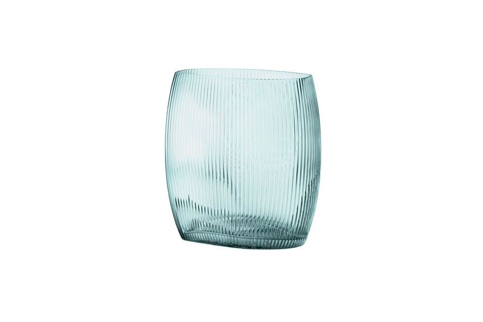 Blauwe glazen vaas Tide Normann Copenhagen