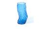 Miniatuur Blauwe glazen vaas Tree Log Productfoto