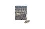 Miniatuur Blauwe Lacena's Gooi in gerecycled katoen Productfoto