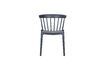 Miniatuur Bliss blauwe plastic stoel 1
