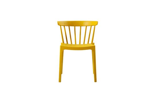 Bliss gele plastic stoel Productfoto