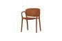 Miniatuur Bliss terracotta plastic stoel Productfoto