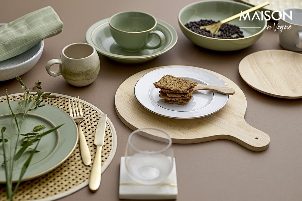 Een eenvoudige en chique placemat