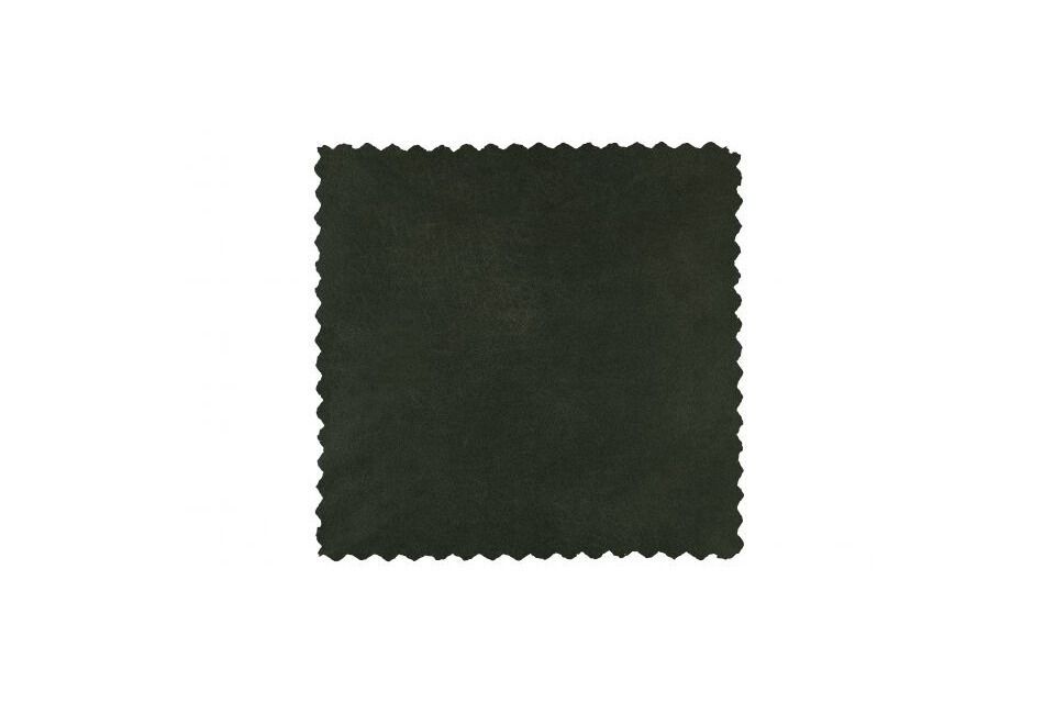 Deze hoekbank van gerecycled leer is het perfecte meubelstuk om een vleugje stijl aan uw huis toe te