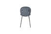 Miniatuur Bonnet blauw fluwelen stoel 14