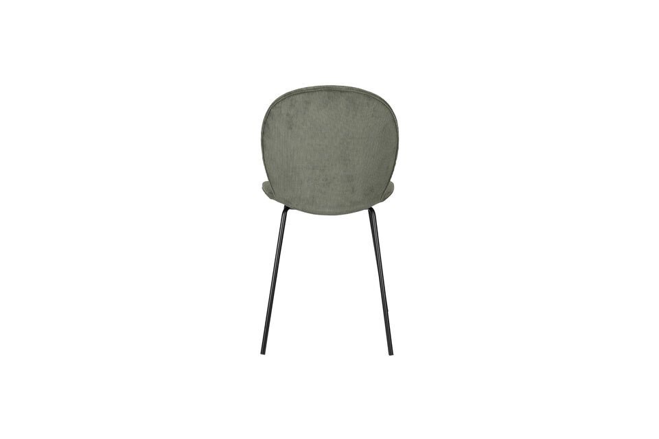Bonnet groene fluwelen stoel - 8