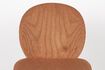Miniatuur Bonnet terracota fluwelen stoel 2