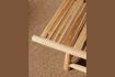 Miniatuur Bora-Bora beige teakhouten chaise longue 6