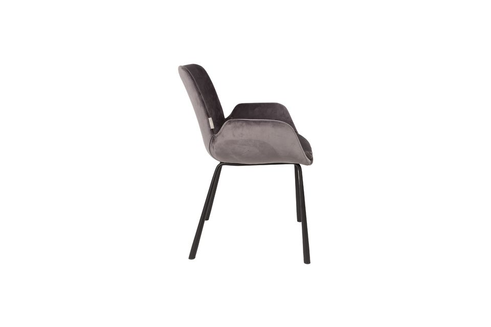 Brits fauteuil donkergrijs - 9