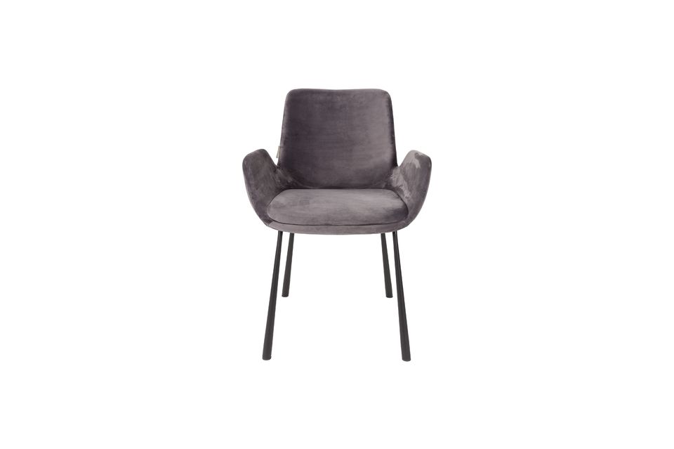 Brits fauteuil donkergrijs - 10