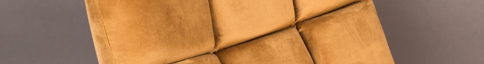 Benadrukte materialen Bruin fluwelen lounge stoel Bar