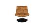 Miniatuur Bruin fluwelen lounge stoel Bar Productfoto