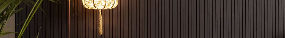 Benadrukte materialen Bruin houten dressoir Saroo