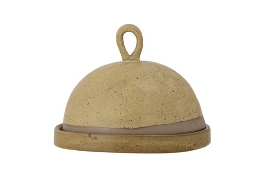Bruin steengoed boterklokje Solange Productfoto