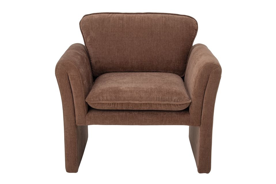 Bruine fauteuil Paseo Bloomingville