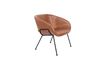 Miniatuur Bruine Festoon Lounge Chair 1