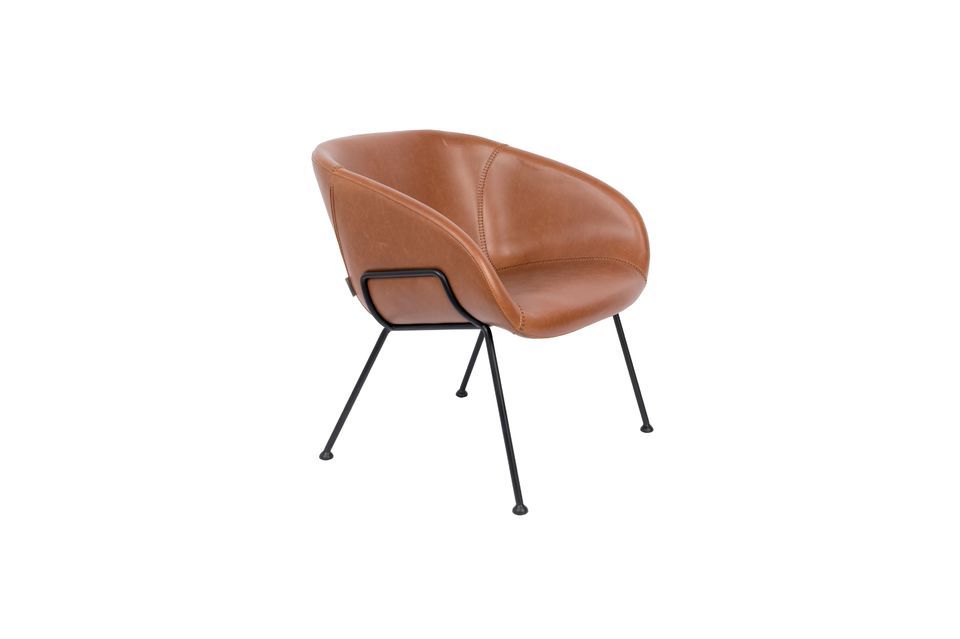 Bruine Festoon Lounge Chair Zuiver