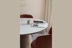 Miniatuur Bruine houten eettafel 200x90 Almira 1