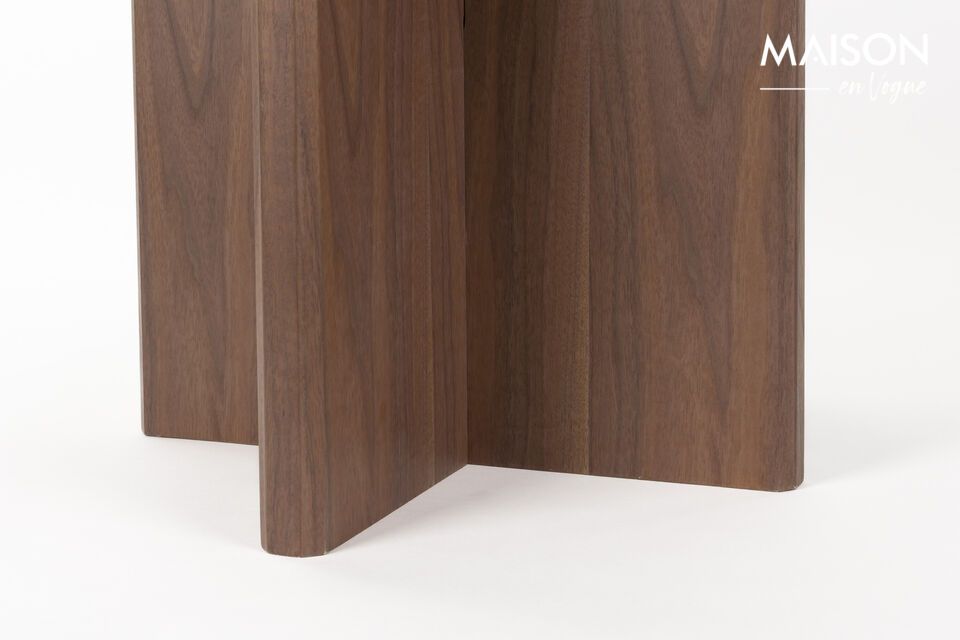 Bruine houten eettafel Laurent - 8