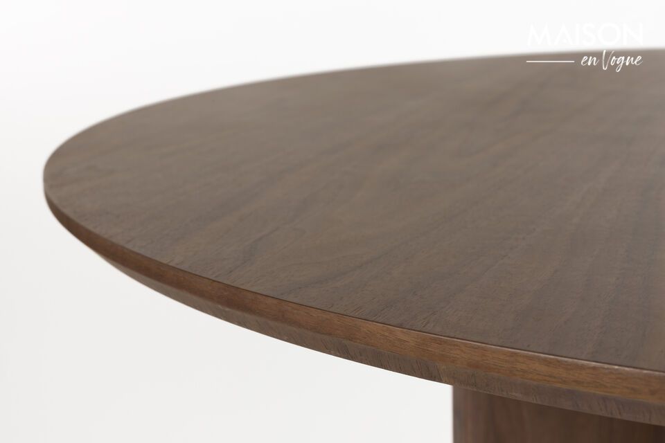 Bruine houten eettafel Laurent - 9