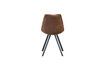 Miniatuur Bruine leren fauteuil Swen 5