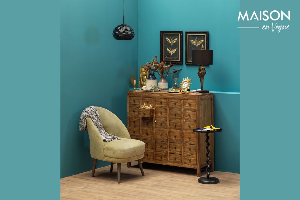 De bruine kleur is elegant en veelzijdig en past in elk interieur, van klassiek tot modern