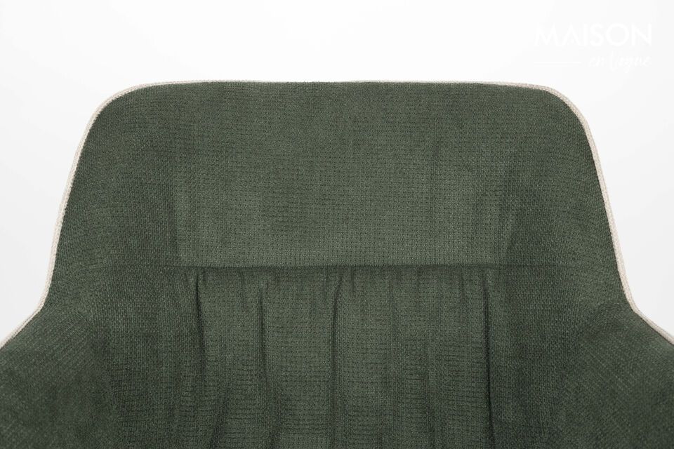 Bruine polyester fauteuil Daley - 8