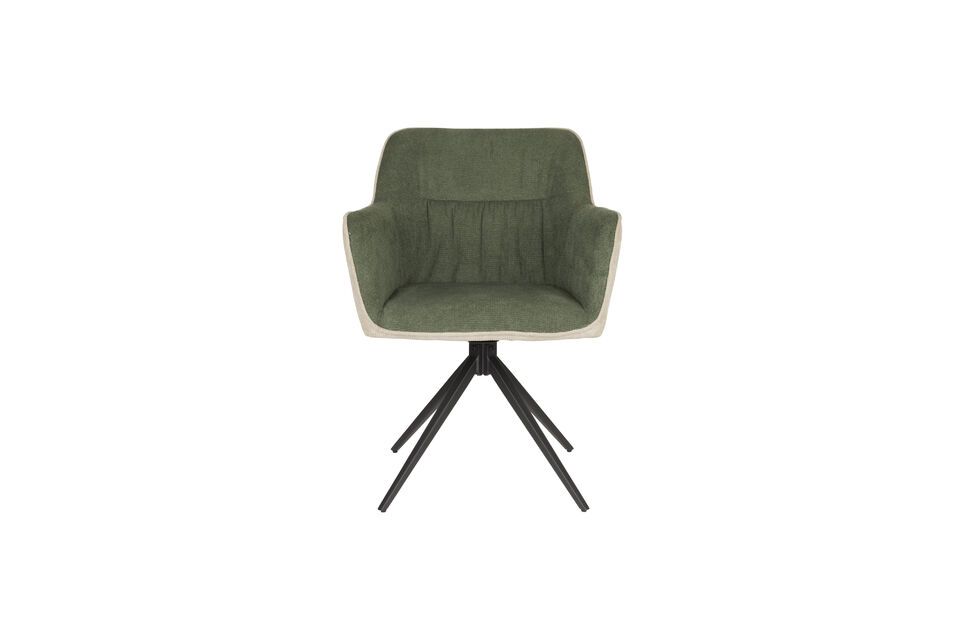 Bruine polyester fauteuil Daley White Label