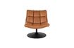 Miniatuur Bruine vintage bar loungestoel 18