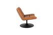 Miniatuur Bruine vintage bar loungestoel 19