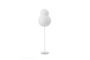 Miniatuur Bubble Puff vloerlamp van wit papier Productfoto