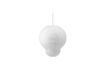 Miniatuur Bulb Puff witte papieren ophanging 1