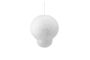 Miniatuur Bulb Puff witte papieren ophanging Productfoto