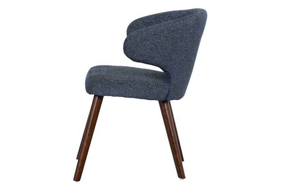 Cape blue gemengde stoffen stoel, comfort en originaliteit