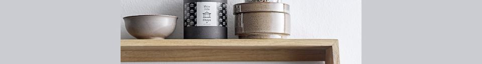 Benadrukte materialen Carol eikenhouten plank