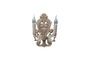 Miniatuur Cheverny grijze houten wandlamp Productfoto