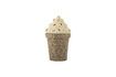 Miniatuur Cillie beige waterhyacintenmand met deksel 1