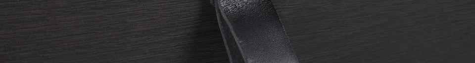 Benadrukte materialen Console-meubilair Tokio Zwart