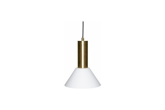 Contrast hanglamp van glas in messing
